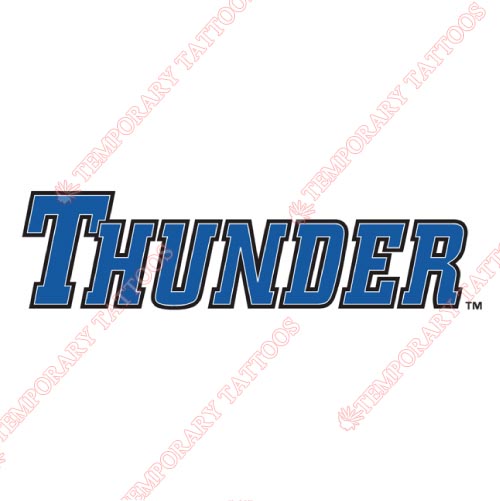 Trenton Thunder Customize Temporary Tattoos Stickers NO.7876